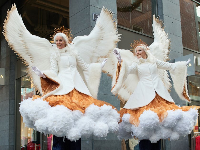 Kerstengelen boekt u bij www.kerst-entertainment.nl