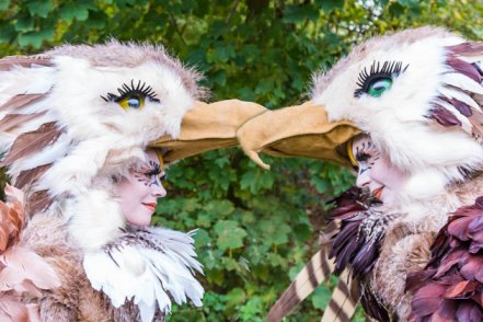 Steltloopacts boekt u bij www.kwekel-evenementen.nl 