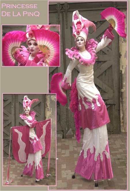 Steltloopacts steltentheater boekt  u bij www.kwekel-evenementen.nl 